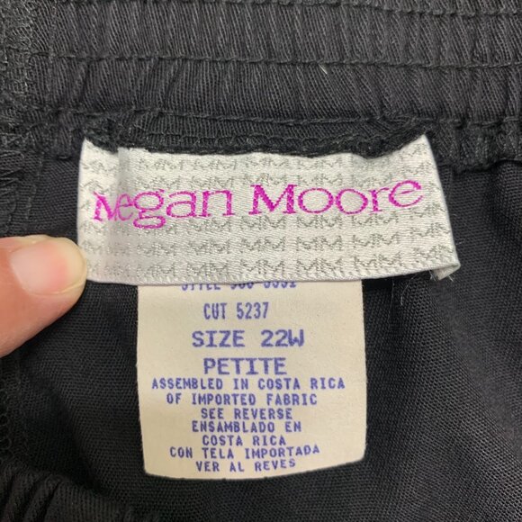 Megan Moore Brand Women's Black Dress Pants, Size 22WP - Picture 6 of 7